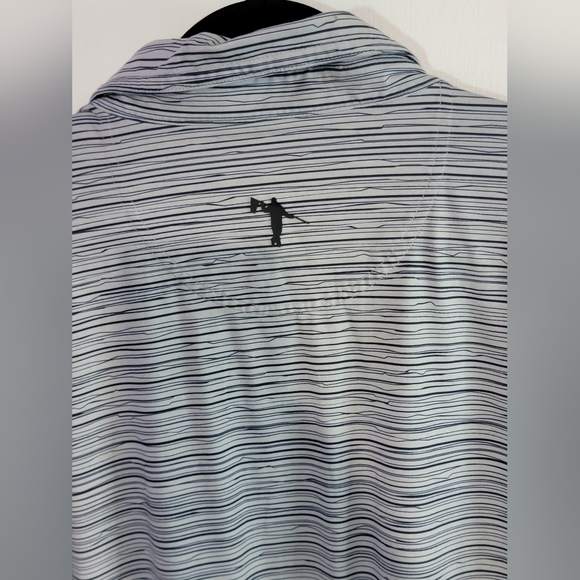 AndersonOrd Striped Gray Polo Golf Shirt Size 2XL - Picture 7 of 7